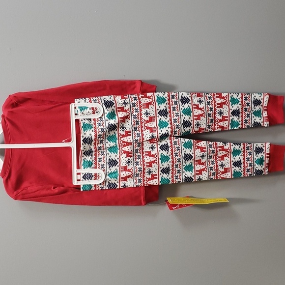 Jingles & Joy NWT Boys "Christmas Crew" 2-piece Pajama Set - Picture 7 of 7